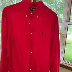 Long sleeve linen shirt